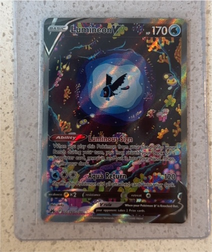 2023 Pokémon Crown Zenith #GG39 Lumineon V — front