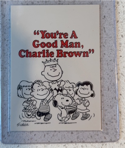 1991 Tuff Stuff Peanuts Preview #26 You're A Good Man Charlie Brown — front