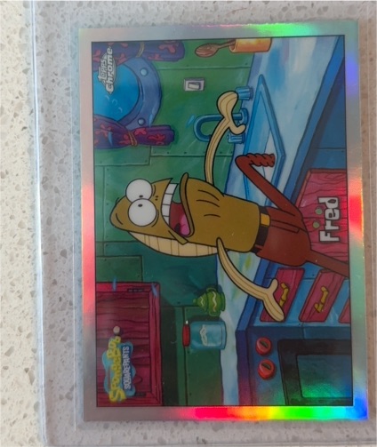 2025 Topps Chrome SpongeBob #33 Fred — front