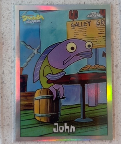 2025 Topps Chrome SpongeBob SquarePants 25th Anniversary #102 John — front