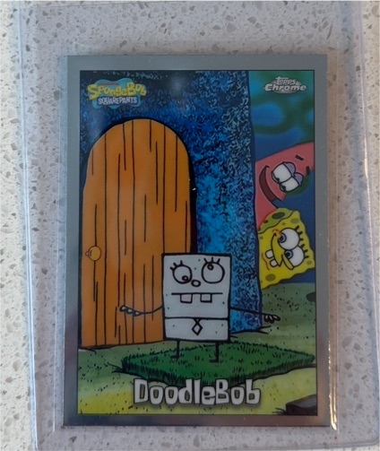 2025 Topps Chrome SpongeBob SquarePants #2 DoodleBob — front
