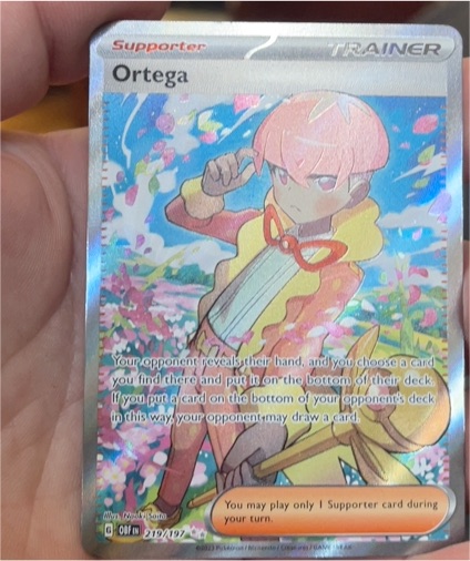 2023 Pokémon Scarlet & Violet Obsidian Flames #219 Ortega — front