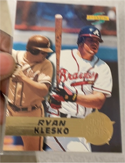 1995 Select #1 Ryan Klesko — front