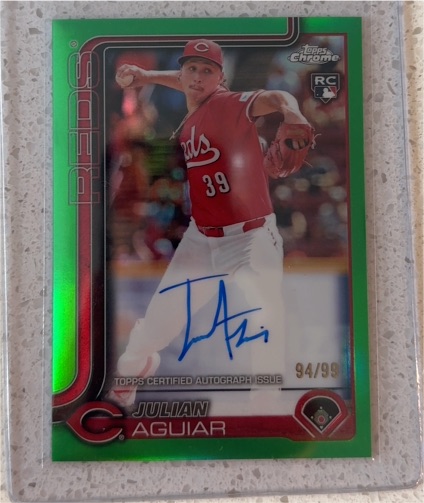 2025 Topps Chrome #RA-JA Julian Aguiar — front