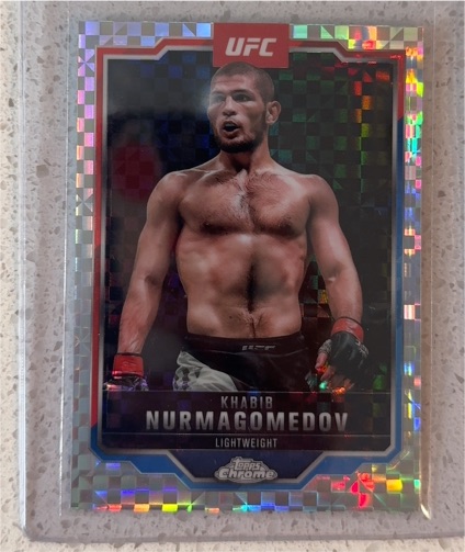 2025 Topps Chrome UFC #36 Khabib Nurmagomedov — front