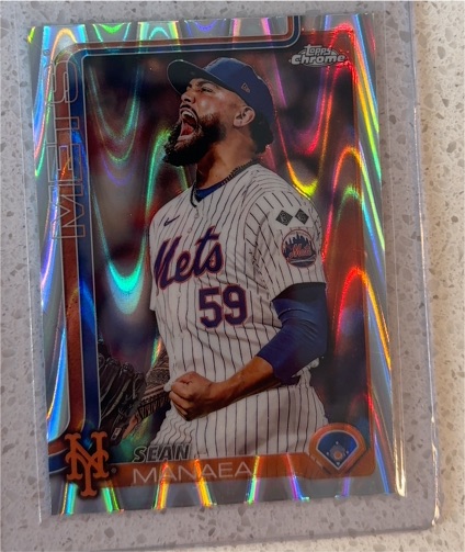 2025 Topps Chrome #287 Sean Manaea — front