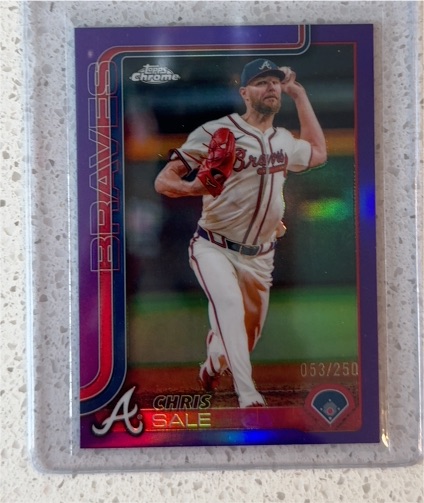 2025 Topps Chrome #182 Chris Sale — front