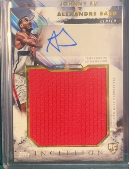 2024-25 Topps Inception #RJR-AS Alexandre Sarr — front