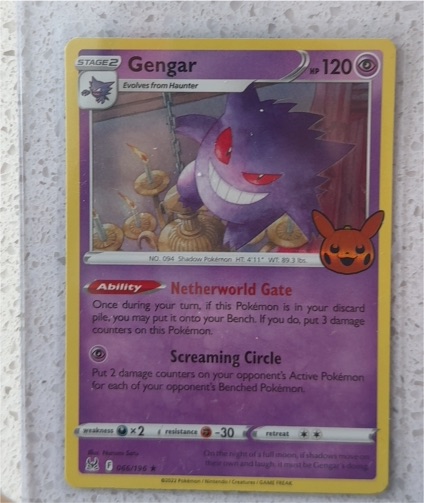 2022 Pokémon Lost Origin #066 Gengar — front