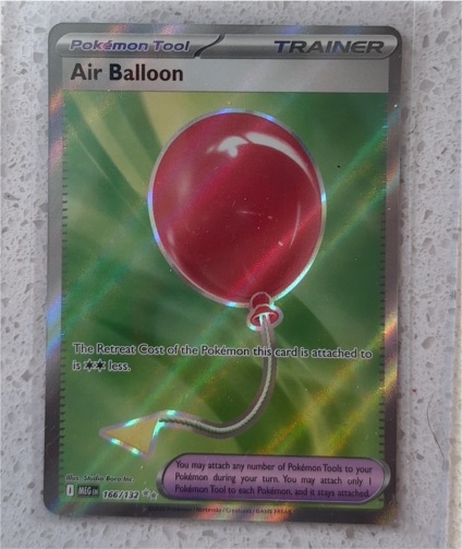 2022 Pokémon ME01: Mega Evolution #166 Air Balloon — front