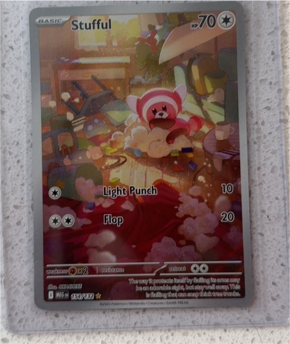 2023 Pokémon TCG Mega Evolution #154 Stufful — front