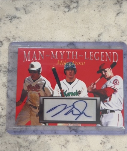 2023 Leaf Man-Myth-Legend Mike Trout — front