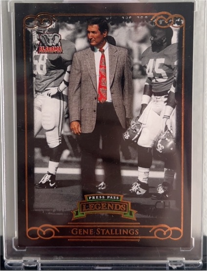 2008 Press Pass Legends #52 Gene Stallings — front