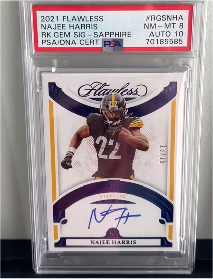 2021 Panini Flawless #RGSNHA Najee Harris — front