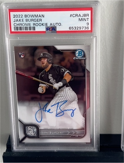 2022 Bowman Chrome #CRA-JBR Jake Burger — front