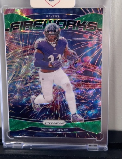 2024 Panini Prizm Fireworks #10 Derrick Henry — front
