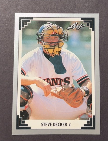 1991 Leaf #441 Steve Decker — front