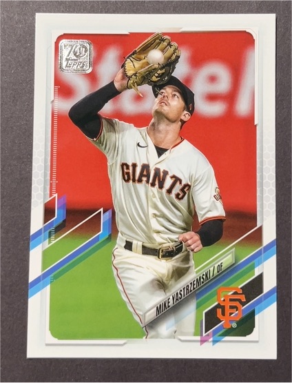 2021 Topps #227 Mike Yastrzemski — front