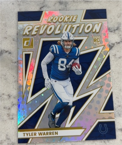 2025 Panini Donruss #16 Tyler Warren Rookie Revolution — front