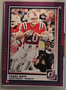 2025 Panini Donruss #58 Drake Maye — front