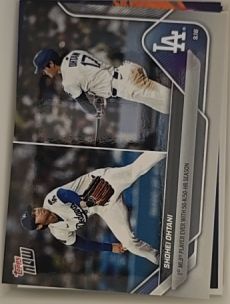 2025 Topps Now #884 Shohei Ohtani Dodgers — front