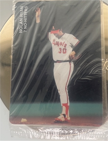 1992 Mother's Cookies #3 Nolan Ryan 7 No-Hitters California Angels — front