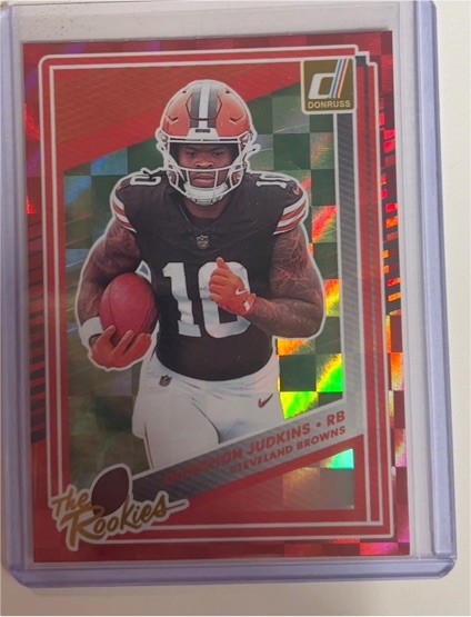 2025 Donruss #26 Quinshon Judkins The Rookies — front