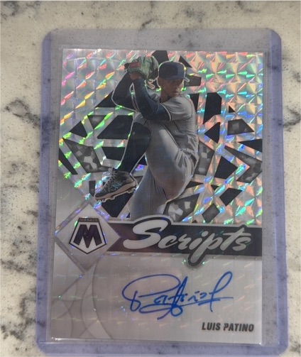 2022 Panini Mosaic Scripts #SC-LP Luis Patino — front