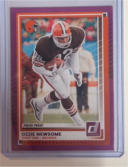 2025 Panini Donruss #64 Ozzie Newsome Press Proof — front