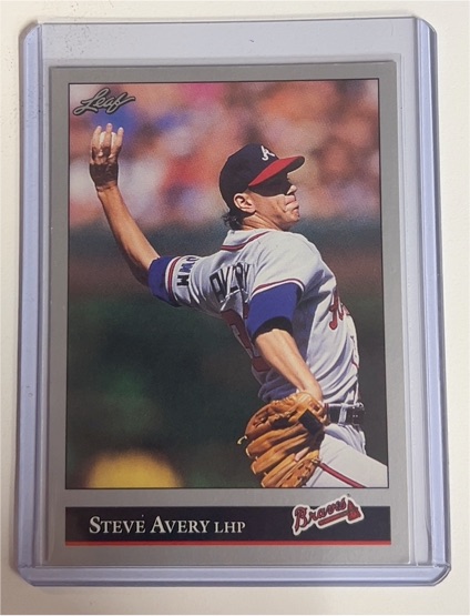 1992 Leaf #59 Steve Avery — front