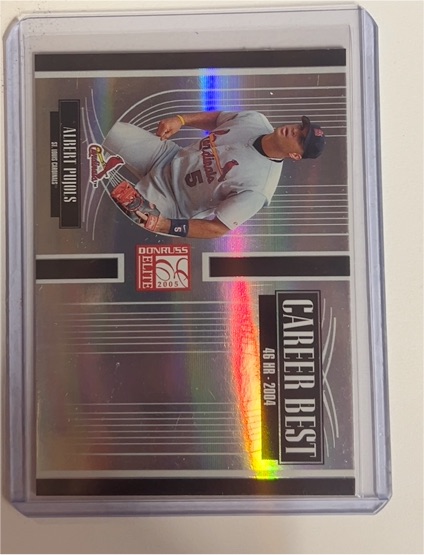 2005 Donruss Elite #CB-5 Albert Pujols Career Best — front