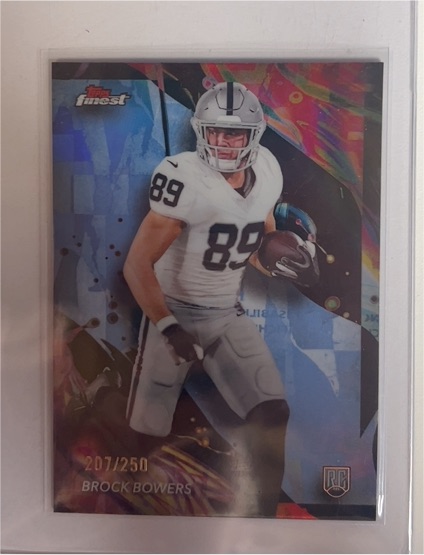 2024 Topps Finest #89 Brock Bowers — front