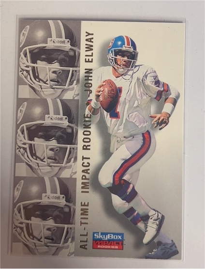 1996 SkyBox Impact Rookies #79 John Elway — front