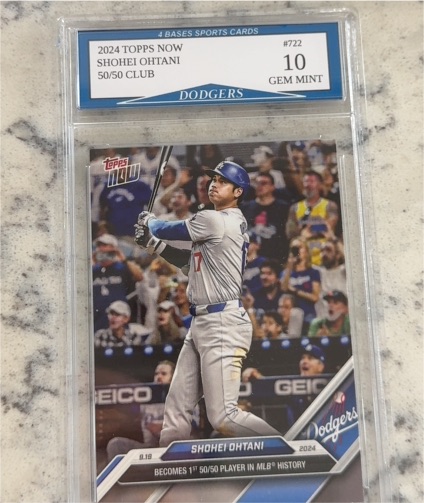 2024 Topps Now #722 Shohei Ohtani — front
