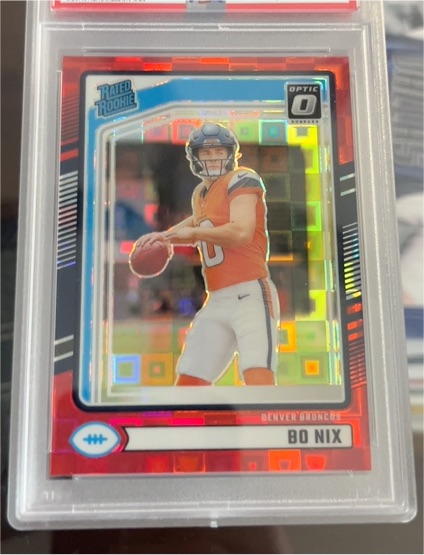 2024 Panini Donruss Optic #369 Bo Nix — front