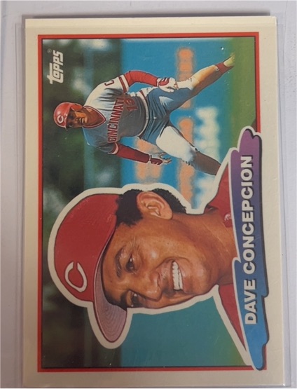 1988 Topps Big #144 Dave Concepcion — front