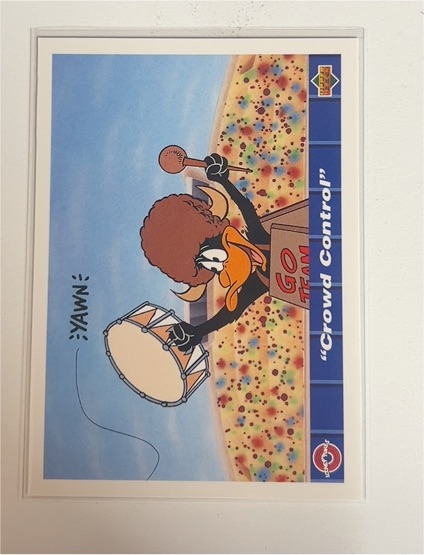 1992 Upper Deck Comic Ball IV #105 Crowd Control — front