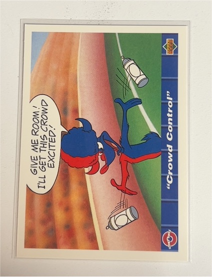 1992 Upper Deck Comic Ball IV #108 Crowd Control — front