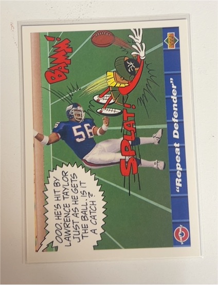 1992 Upper Deck Comic Ball IV #125 Lawrence Taylor — front