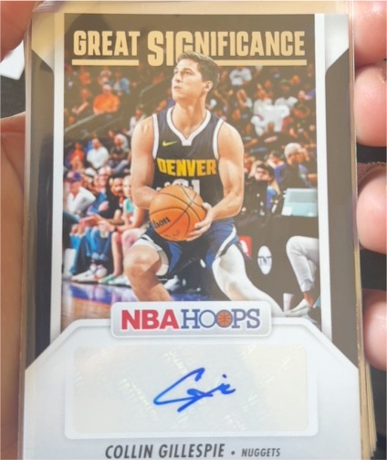 2024-25 Panini NBA Hoops Great Significance #GS-CG Collin Gillespie — front