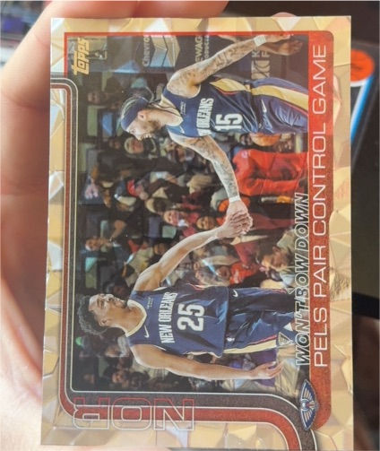 2025-26 Topps #299 Won't Bow Down: Pels Pair Control Game — front