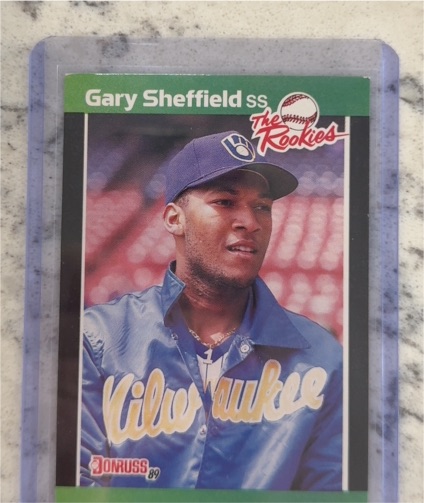 1989 Donruss The Rookies #1 Gary Sheffield — front