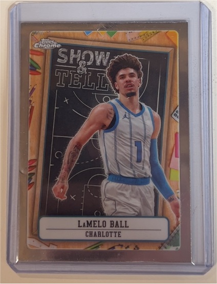 2024-25 Topps Chrome #ST-8 LaMelo Ball Show and Tell — front