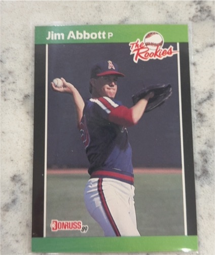 1989 Donruss The Rookies #16 Jim Abbott — front