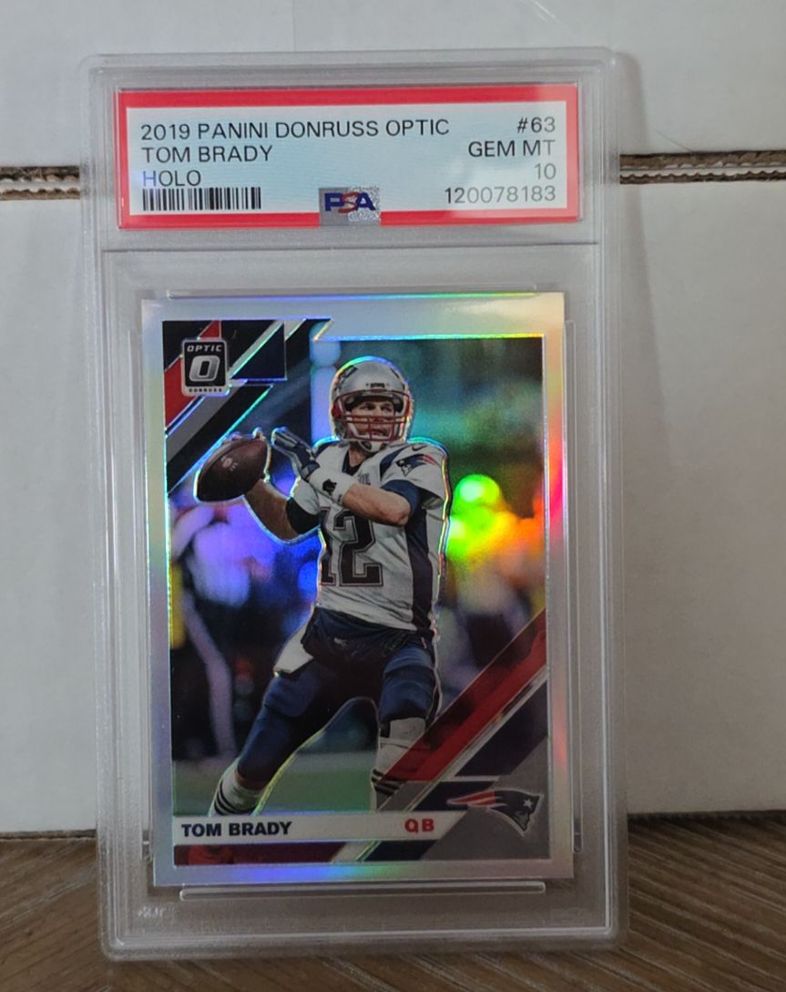 2019 Panini Donruss Optic #63 Tom Brady — front