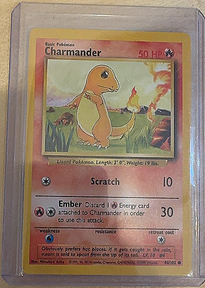 1999 Pokémon Base Set #46 Charmander — front