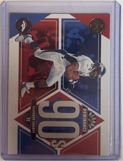 2022 Panini Legacy Decade of Dominance #DD-5 Shannon Sharpe — front