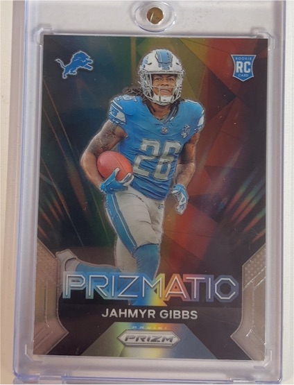 2023 Panini Prizm Prizmatic #20 Jahmyr Gibbs — front