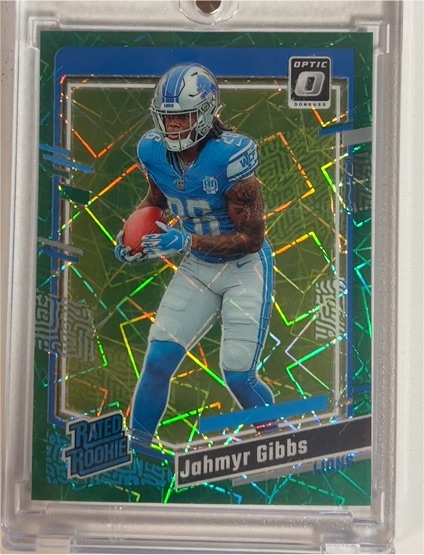 2023 Donruss Optic #236 Jahmyr Gibbs — front
