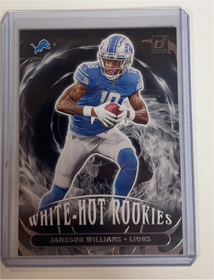 2022 Donruss #WHR-4 Jameson Williams White Hot Rookies — front